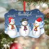 Grateful Thankful Blessed Ornament PNG, Benelux Christmas Ornament