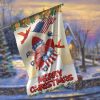 Snowman Merry Christmas Garden Flag – 12×18 Garden Flag
