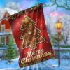 Christmas Tree Gingerbread Man Garden Flag – 12×18 Garden Flag