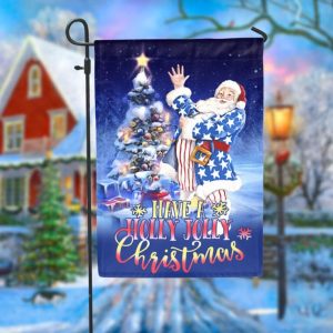 Have A Holly Jolly Christmas Garden Flag – 12×18 Garden Flag