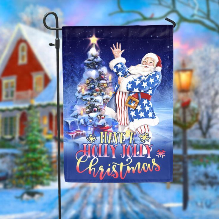 Have A Holly Jolly Christmas Garden Flag – 12×18 Garden Flag Have A Holly Jolly Christmas Garden Flag – 12×18 Garden Flag