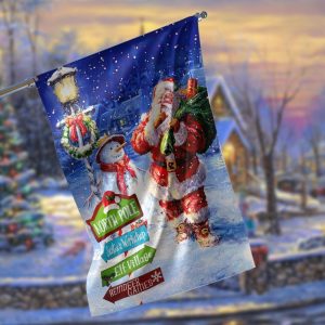 Christmas North Pole Garden Flag – 12×18 Garden Flag
