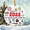 2022 Couldn’t Afford Gas Ornament Png, Round Christmas Ornament