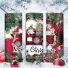 Christmas Truck Gnomes Tumbler Wrap, Santa Claus Tumbler PNG
