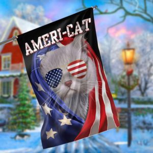 Ameri Cat Garden Flag – 12×18 Garden Flag