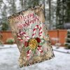 Merry Christmas Candy Canes Garden Flag – 12×18 Garden Flag