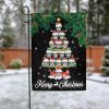 Merry Christmas Skull Garden Flag – 12×18 Garden Flag