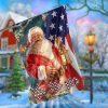 Santa Claus Ho Ho Ho Garden Flag – 12×18 Garden Flag