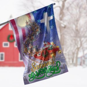 Season’s Greetings Garden Flag – 12×18 Garden Flag