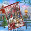 To Santa Claus Cardinal Christmas Garden Flag – 12×18 Garden Flag
