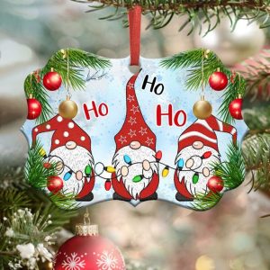 Gnome Christmas Ho Ho Ho Ornament PNG, Benelux Christmas Ornament