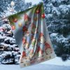 Gnome Tree Merry Christmas Garden Flag – 12×18 Garden Flag