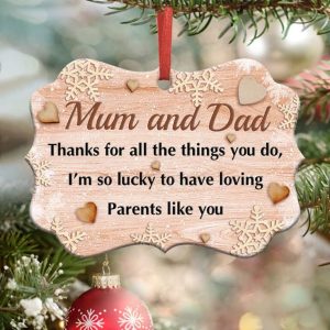 Mum And Dad Ornament PNG, Benelux Christmas Ornament