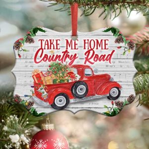 Take Me Home Country Road Ornament PNG, Benelux Christmas Ornament
