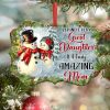 Snowman Truly Amazing Mom Ornament PNG, Benelux Christmas Ornament