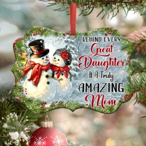 Snowman Truly Amazing Mom Ornament PNG, Benelux Christmas Ornament