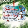 Sometimes I Just Look Up Smile Ornament PNG, Benelux Christmas Ornament