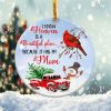 Heaven is Beautiful Place Ornament Png, Round Christmas Ornament