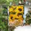 Hello Sunshine Sunflower Garden Flag – 12×18 Garden Flag