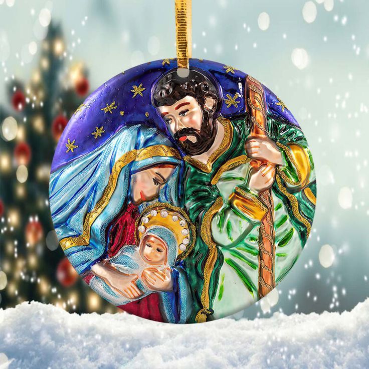 Christmas Holy Night Ornament Png, Round Christmas Ornament Christmas Holy Night Ornament Png, Round Christmas Ornament