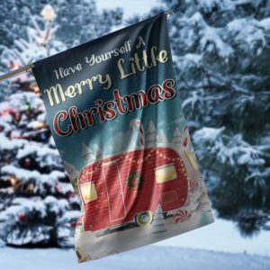Christmas Camper Garden Flag – 12×18 Garden Flag