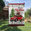 Merry Christmas Red Truck Garden Flag – 12×18 Garden Flag