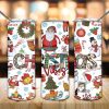 Christmas Vibes Tumbler PNG, Santa Claus Tumbler
