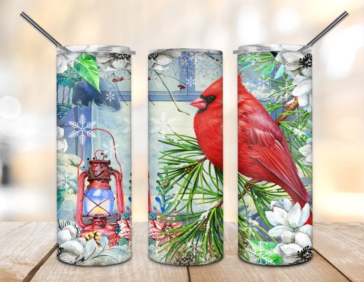 Christmas Winter Bird Tumbler PNG, 20oz Skinny Tumbler PNG Christmas Winter Bird Tumbler PNG, 20oz Skinny Tumbler PNG