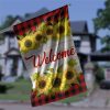 Sunflower Welcome Garden Flag – 12×18 Garden Flag