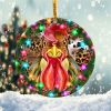Christmas Roaster Ornament Png, Round Christmas Ornament