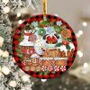 Christmas Snack Ornament Png, Round Christmas Ornament