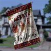Chicken Christmas Garden Flag - 12x18 Garden Flag
