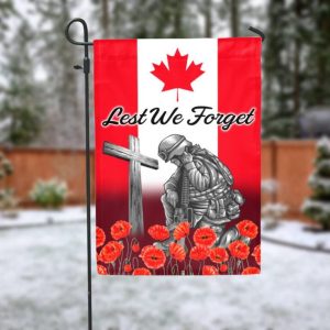 Canada Veterans Remembrance Day Garden Flag - 12x18 Garden Flag