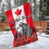 Canada Veterans Remembrance Day Garden Flag - 12x18 Garden Flag