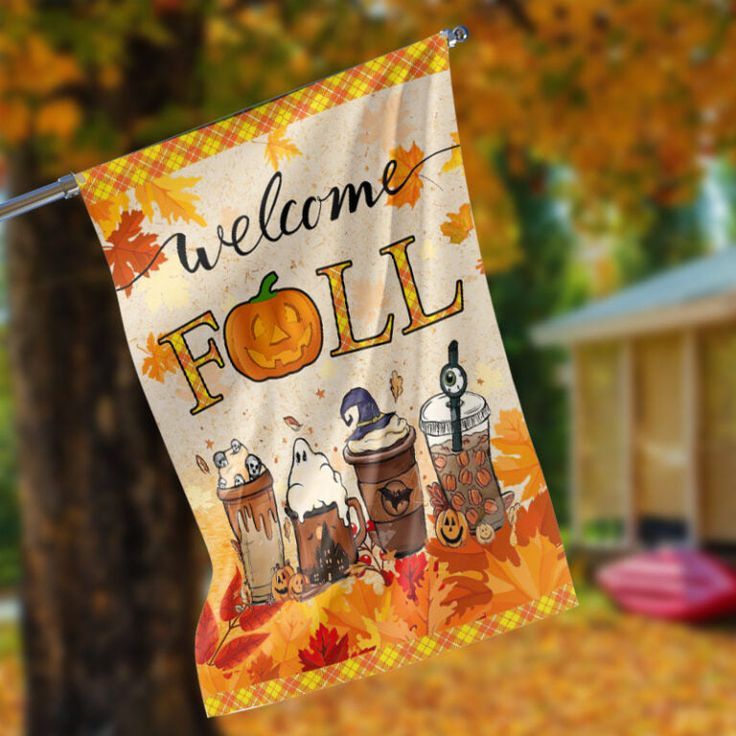 Welcome Fall Garden Flag – 12×18 Garden Flag Welcome Fall Garden Flag - 12x18 Garden Flag
