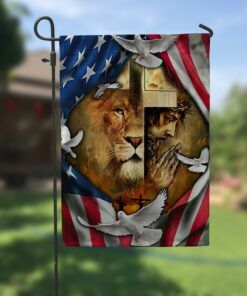 Jesus Lion Of Judah Garden Flag - 12x18 Garden Flag