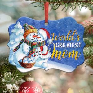 World's Greatest Mom Ornament PNG, Benelux Christmas Ornament