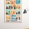 Same Thoughts Poster Print, Digital Poster Wall Art