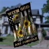 With God All Things Are Possible Garden Flag - 12x18 Garden Flag