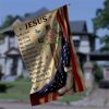 Jesus Is My God My King Garden Flag - 12x18 Garden Flag