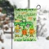 Happy St. Patrick'S Day Garden Flag - 12X18 Garden Flag