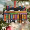 Cat And Bookshelf Ornament Png