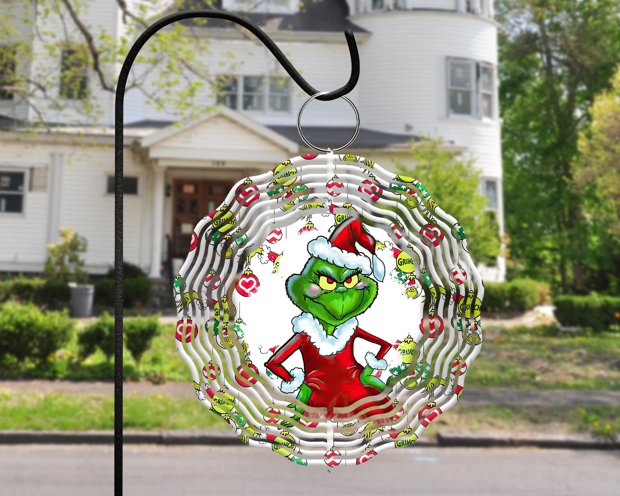 Grinch Christmas Wind Spinner PNG File Grinch Christmas Wind Spinner PNG File