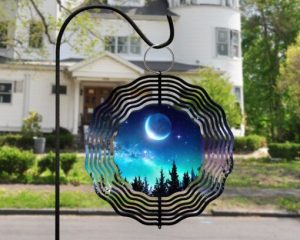 Night Sky Wind Spinner PNG File