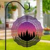 Trees Night Sky Wind Spinner PNG File