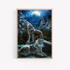Night Wolf Poster Print