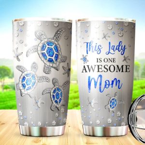 This Lady is an Awesome Mom Tumbler 20oz