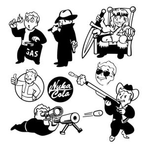 Fallout Game - Cricut File - Svg, Png, Dxf, Eps