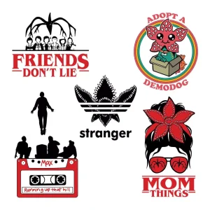 Stranger Things 7 - Cricut File - Svg, Png, Dxf, Eps