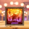 Avengers 3D Paper Cut Light Box Template